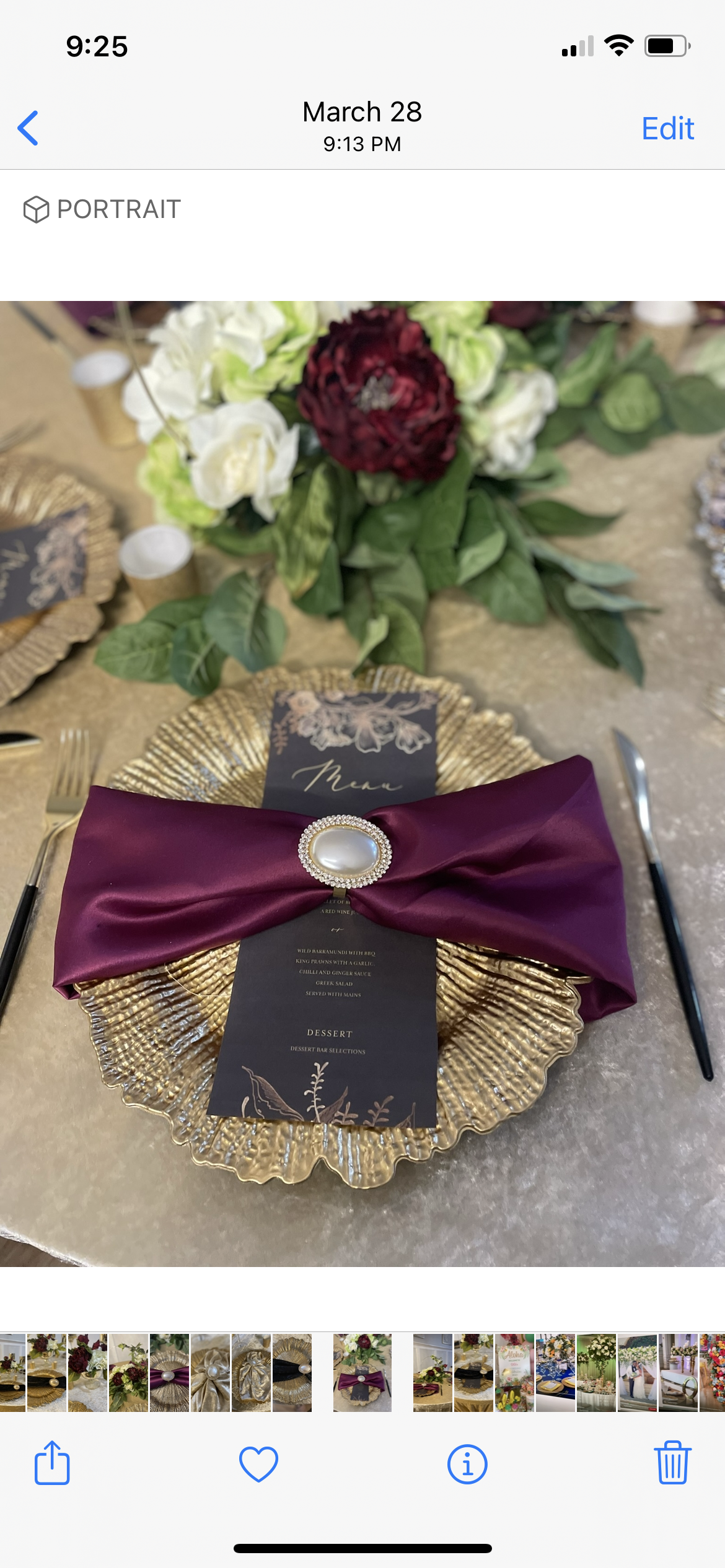 Customized Placement Card