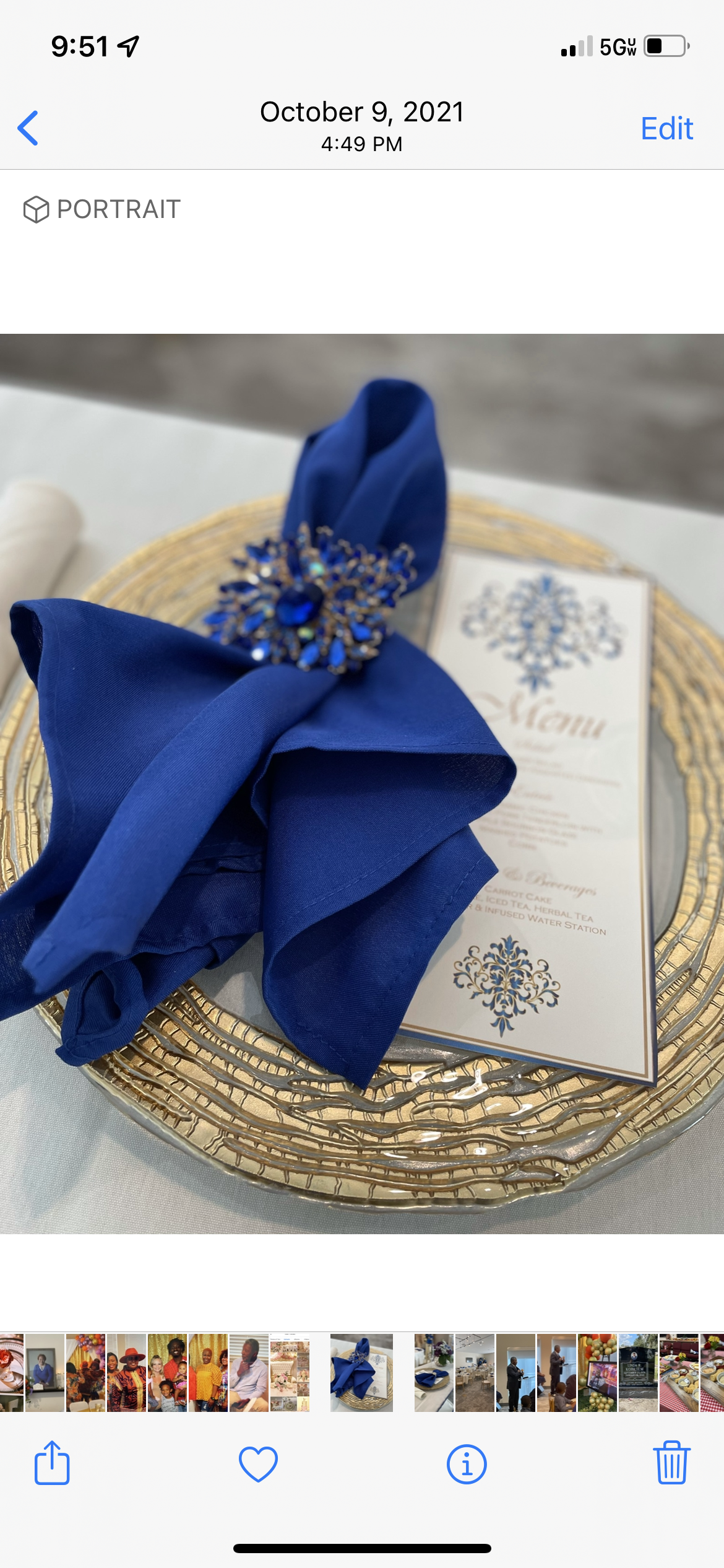 Customized Placement Card