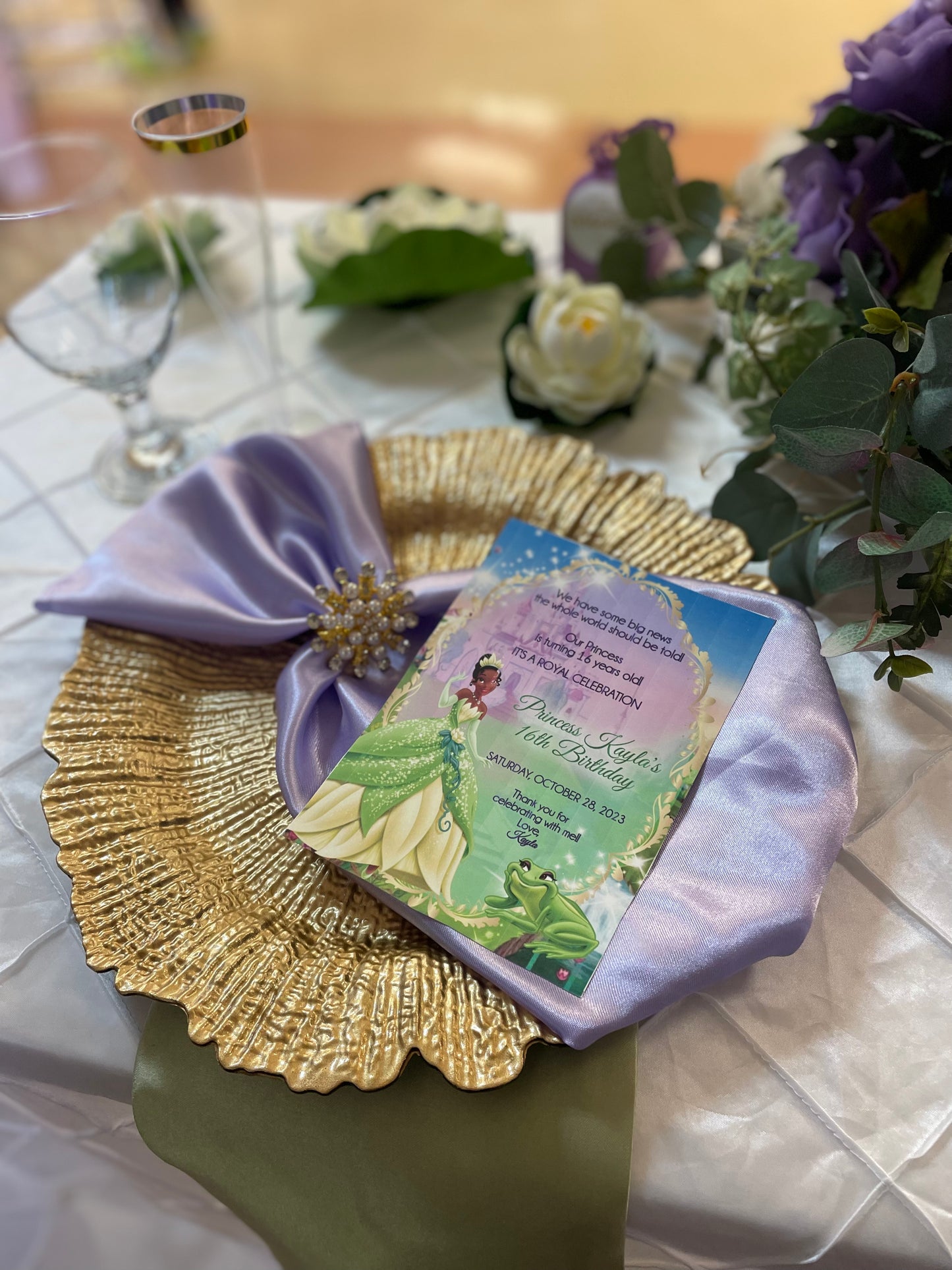 Customized Placement Card