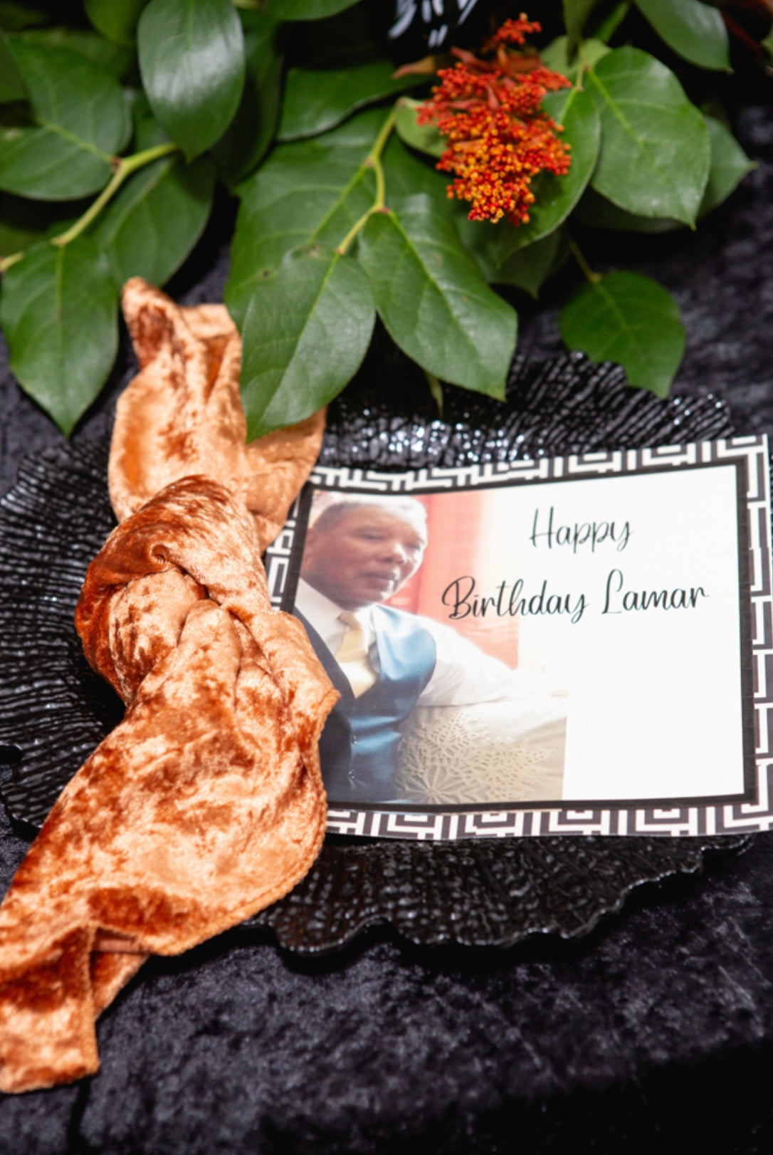 Customized Placement Card